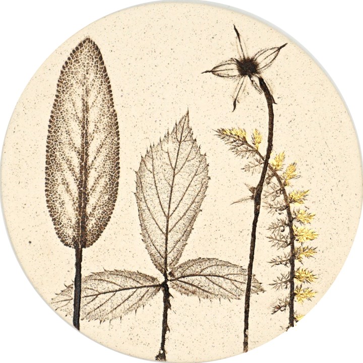 Round Botanical Tiles