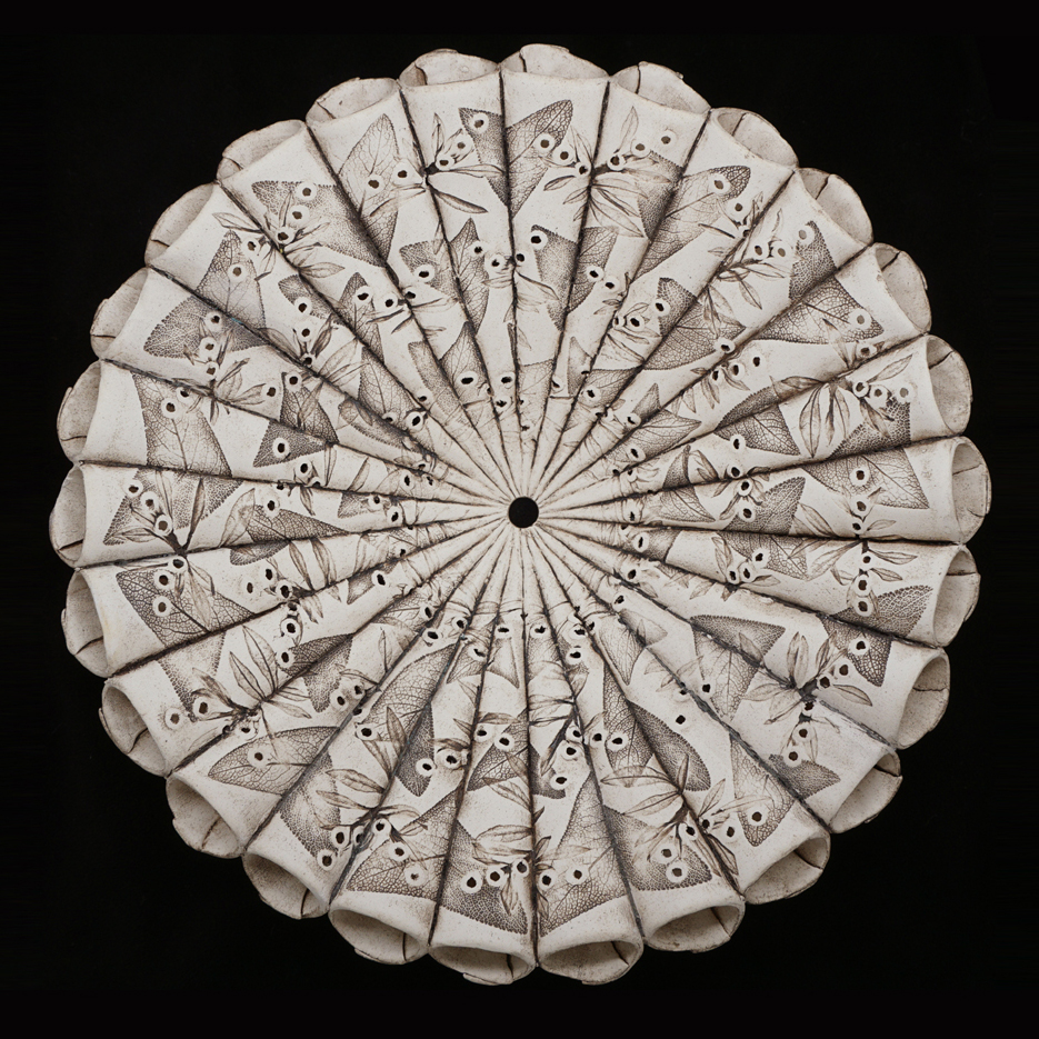 Medium Spotty Leaf Cone Bowl