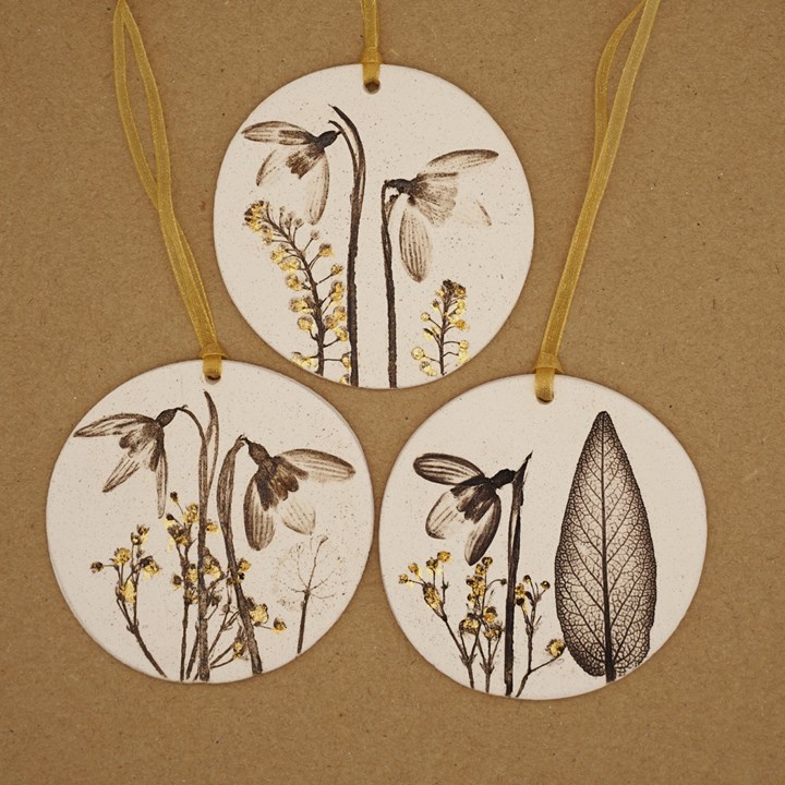 Botanical Miniature Hanging Tiles